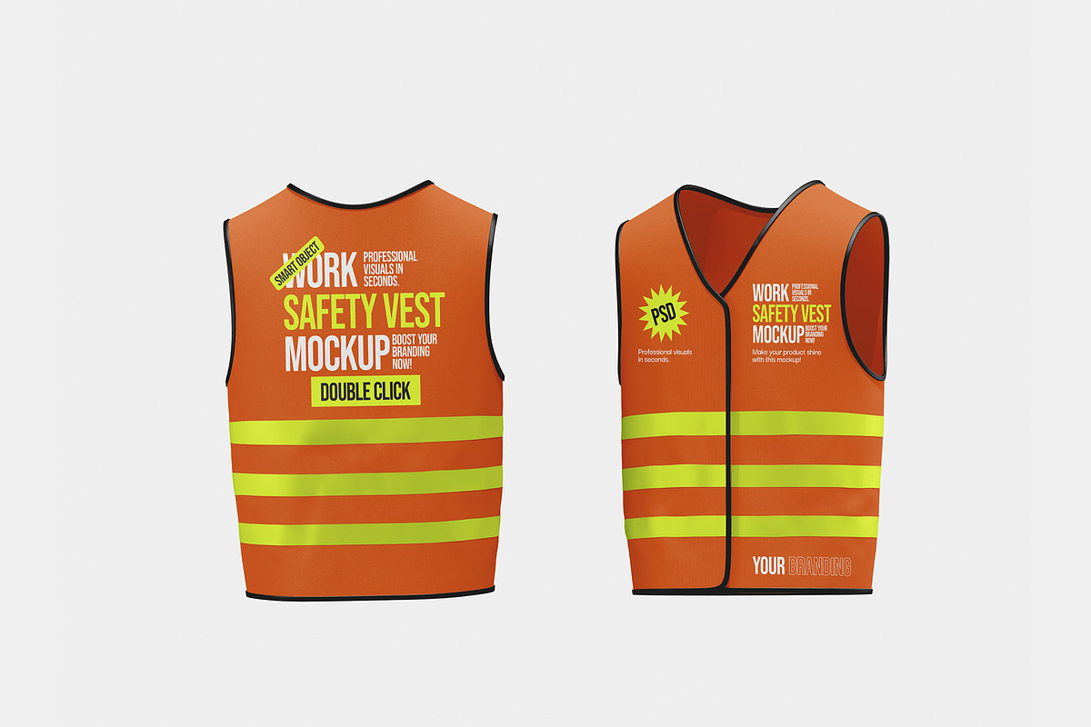 Safety Vest Mockup, a Hoody Mockup by Unerispace (Photo 2 of 4)