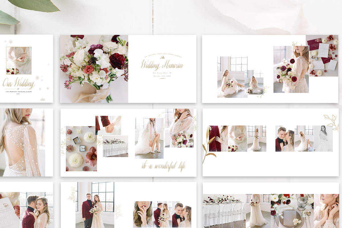 Gold Luxe Photography Album PSD, a Stationery Template by By Stephanie Design (Photo 5 of 13)
