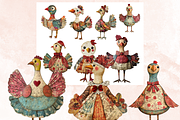 Christmas Turkey Doll Mixed Media, an Object Graphic by GiraffeCreative (Thumbnail 8 of 9)