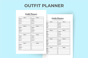 Outfit Planner KDP Interior Vector