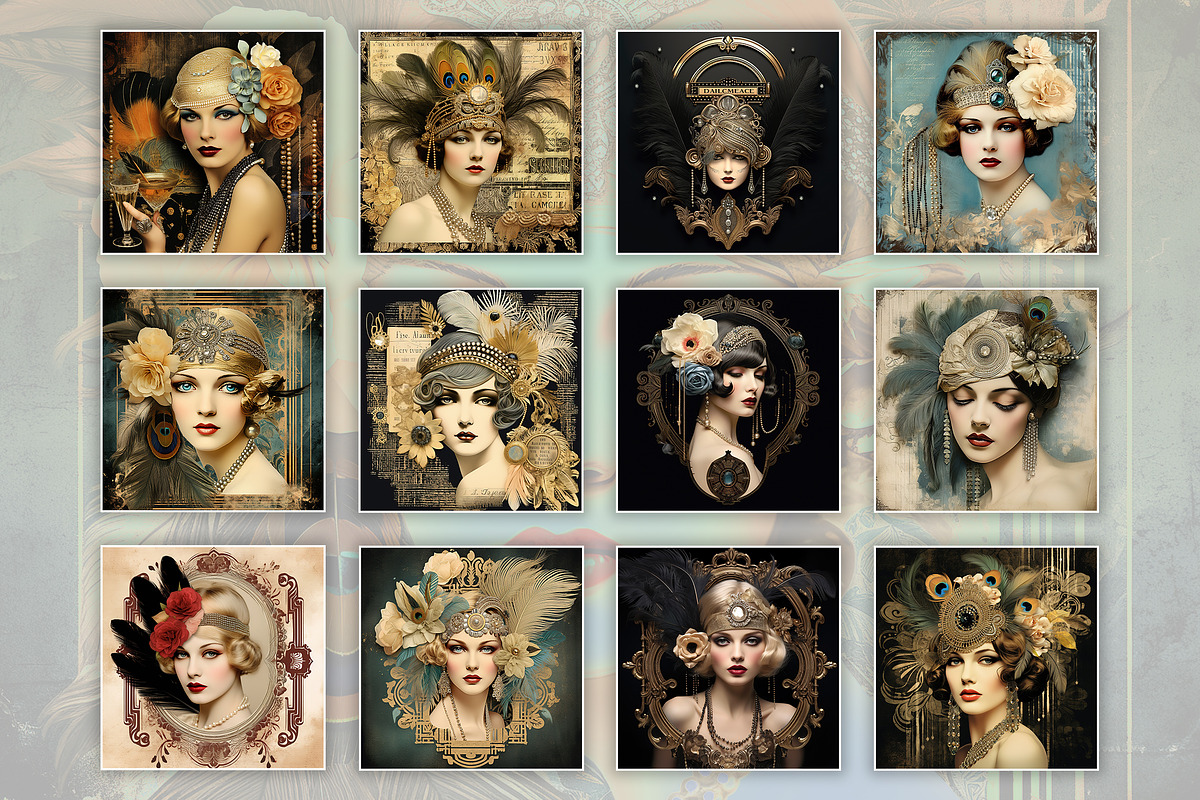 Tales Of Jazz Age 1920s New Years, a Background Graphic by Fun Digital (Photo 3 of 4)