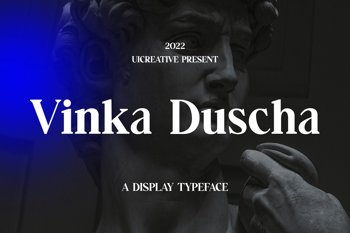 Vinka Duscha Modern Serif Font, a Serif Font by UICreative (Photo 1 of 5)
