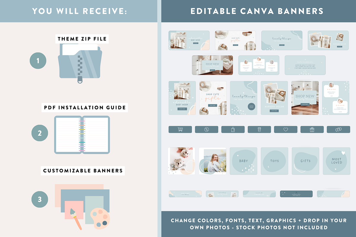 Baby Blue Shopify Theme, a Shopify Template by Design Pixie (Photo 5 of 10)