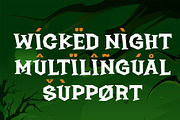 Wicked Night – Spooky Halloween Font, a Font by Pekotype (Thumbnail 5 of 13)