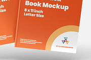 Paperback Book Mockup 8x11 inch, a Books & Magazine Mockup by Illusiongraphic (Thumbnail 15 of 26)