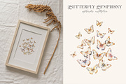 Butterfly Symphony Watercolor, an Object Graphic by Julia Dreams (Thumbnail 6 of 7)
