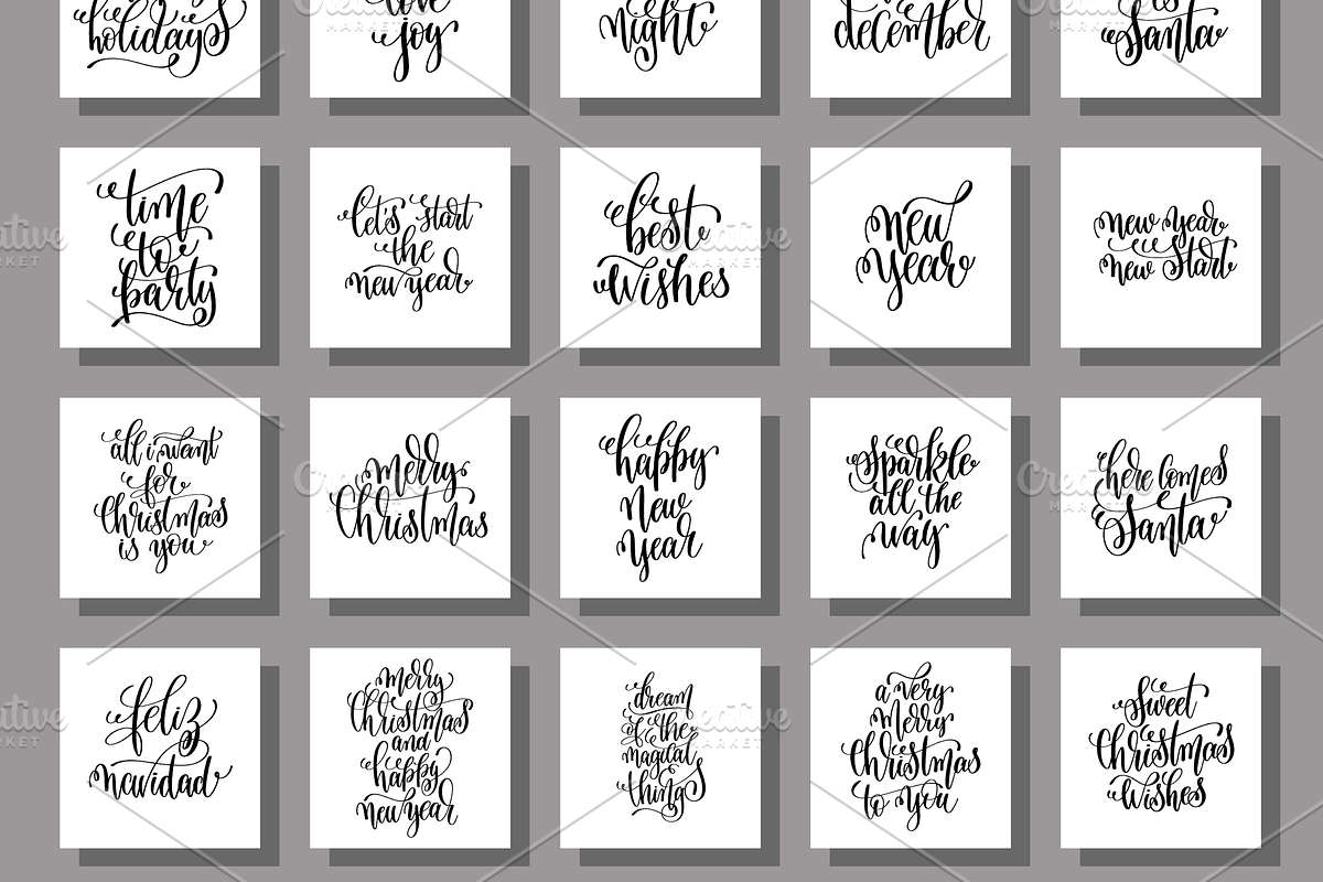 100 CHRISTMAS QUOTES, a Card Template by karakotsya (Photo 7 of 7)