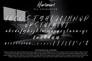 Homeroom - Stylish Script Font