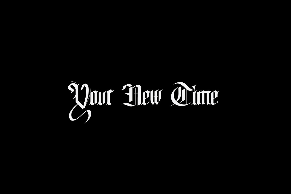 Tisk - a Blackletter Font, a Blackletter Font by Gittype (Photo 6 of 8)