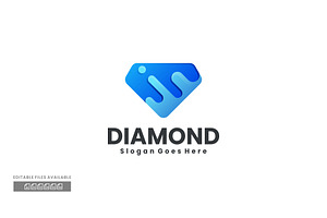 Diamond Gradient Colorful Logo, a Branding & Logo Template by ivan_artnivora