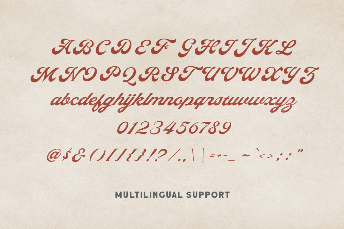 Magdalia Vintage Bold Script, a Script Font by Letterhend Studio (Photo 7 of 11)