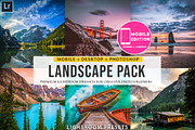 Landscape Lightroom presets, an Action Add-On by Presetsh.com (Thumbnail 1 of 14)
