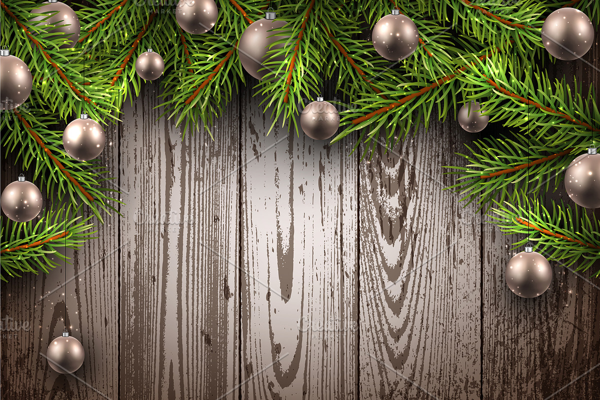 Big golden Christmas & New Year set, a Decorative Illustration by Vjom (Photo 24 of 30)