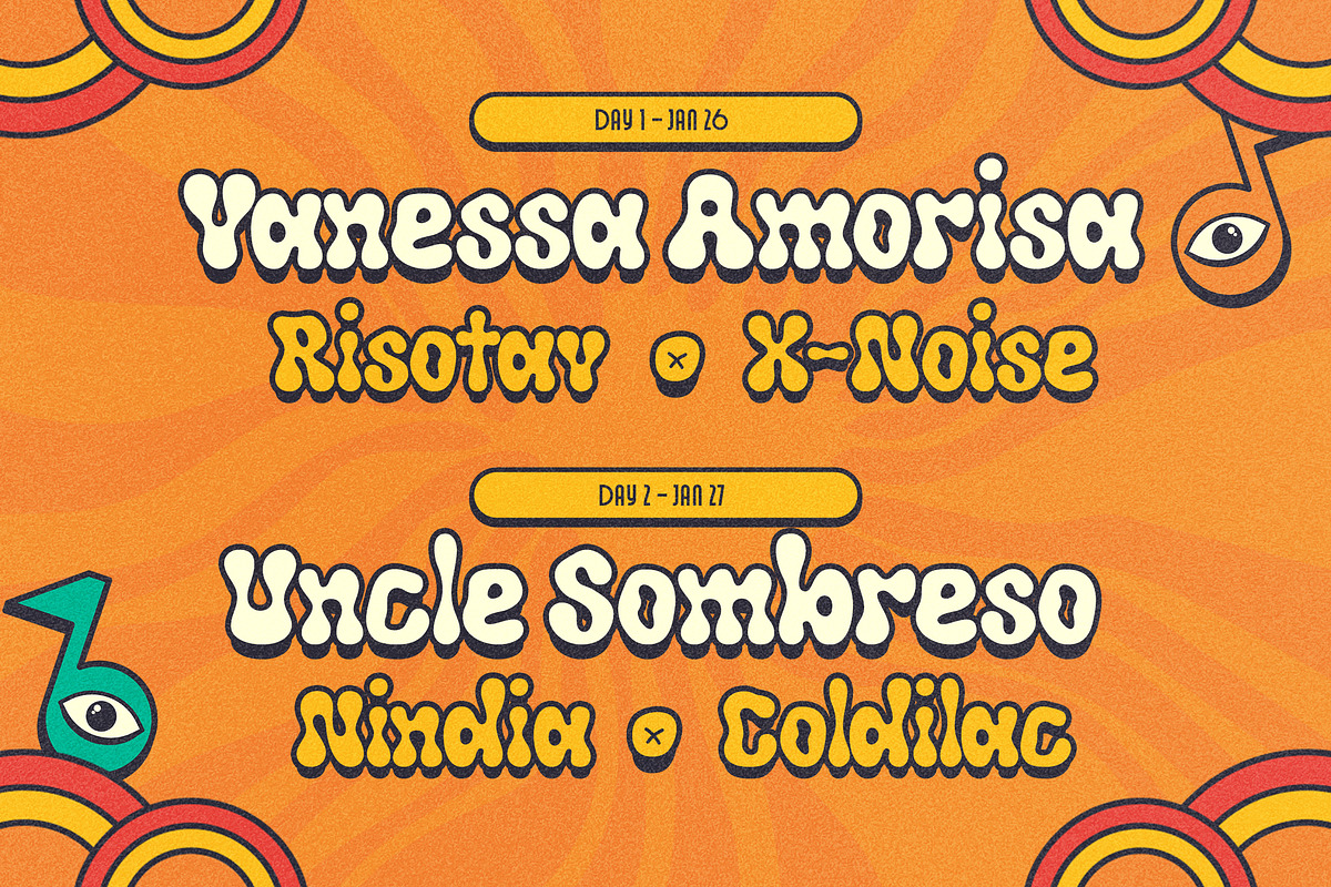 Orijoqu – Bold Liquify Psychedelic, a Font by Typia Nesia (Photo 10 of 12)