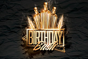 Birthday Party Flyers, a Flyer Template by Rome B Creation (Thumbnail 1 of 6)