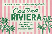 Cantina Riviera Font Duo, a Handwritten Font by Nicky Laatz (Thumbnail 1 of 24)