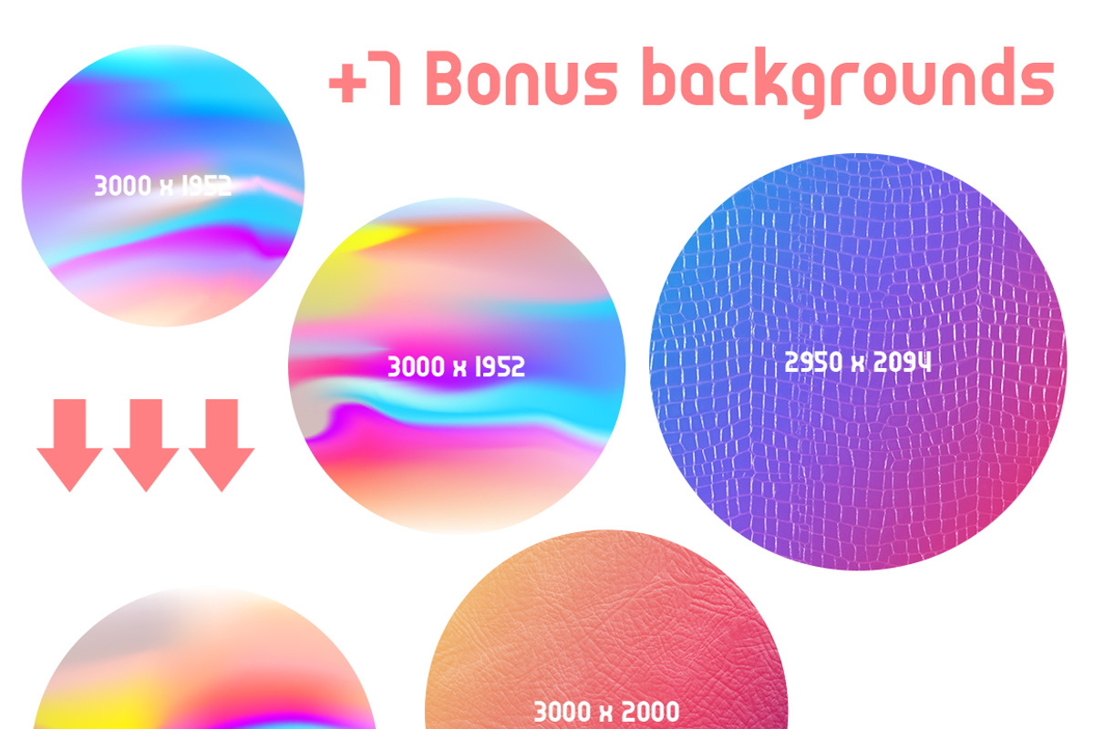 Pop Art Holographic Patterns, a Pattern Graphic by WBS Design (Photo 7 of 8)