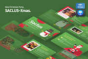 Saclus - Christmas Keynote, a Presentation Template by Dhabee (Thumbnail 1 of 7)