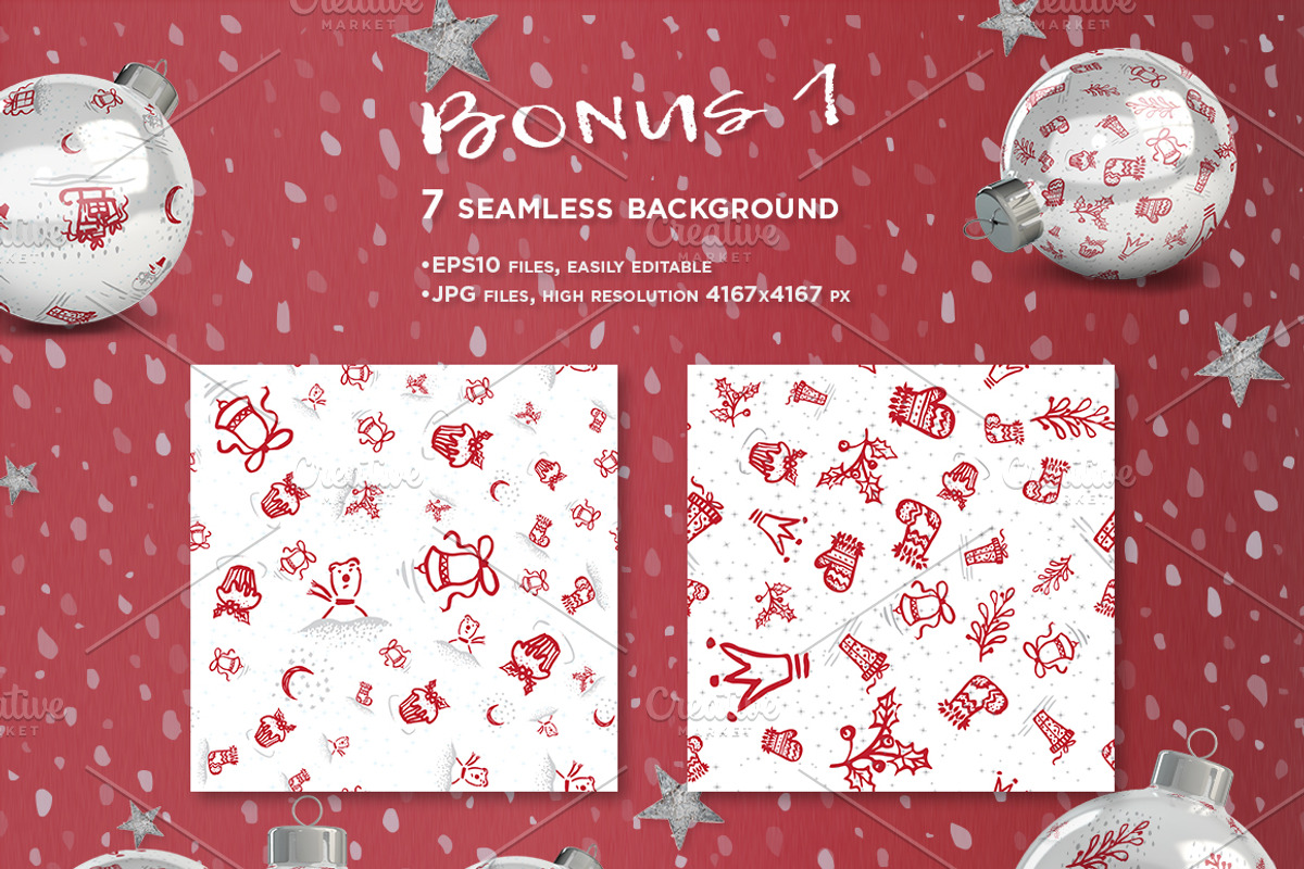 XMAS and New Year cards, a Card Template by Zimages (Photo 5 of 6)