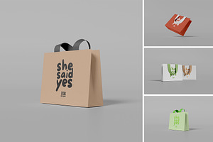 Realistic Paper Bag Mockup PSD, a Merchandise Mockup by MA-KING_ART