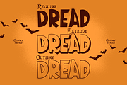 Gloomy Phobia - Horror Display Font, a Font by Pandeka Studio (Thumbnail 9 of 12)