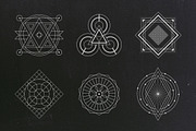 24 Sacred Geometry Vectors, an Object Graphic by Tugcu Design Co. (Thumbnail 4 of 5)