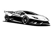 Sports Car Vector Bundle, an Illustration by jahid234 (Thumbnail 5 of 9)
