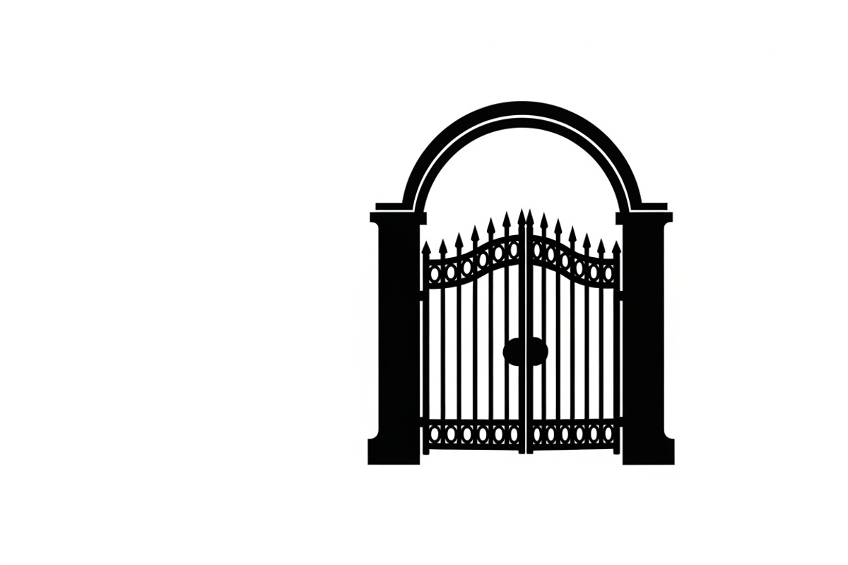 Ornate Iron Gate SVG Bundle, an Illustration by Designs_River (Photo 10 of 31)