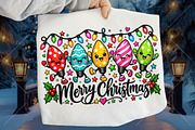 Merry Christmas Sublimation PNG, a Seasonal Illustration by Canvas Craft (Thumbnail 1 of 6)