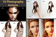 15 Photography Actions, an Action Add-On by Design Master (Thumbnail 1 of 2)