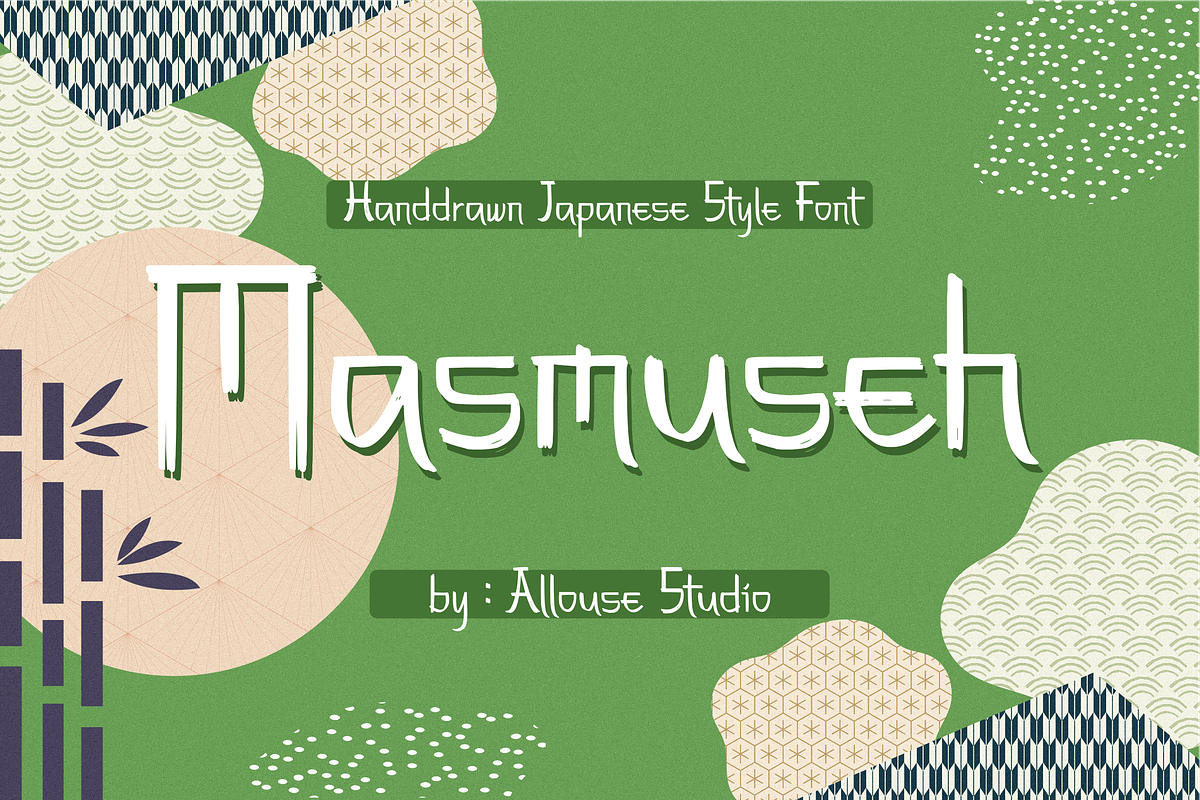 Masmuseh Font, a Symbol Font by Allouse Studio (Photo 1 of 10)