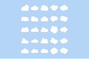 Cloud Vector Graphics | Cloud Set, an Object Graphic by WildGallant Graphics (Thumbnail 2 of 2)