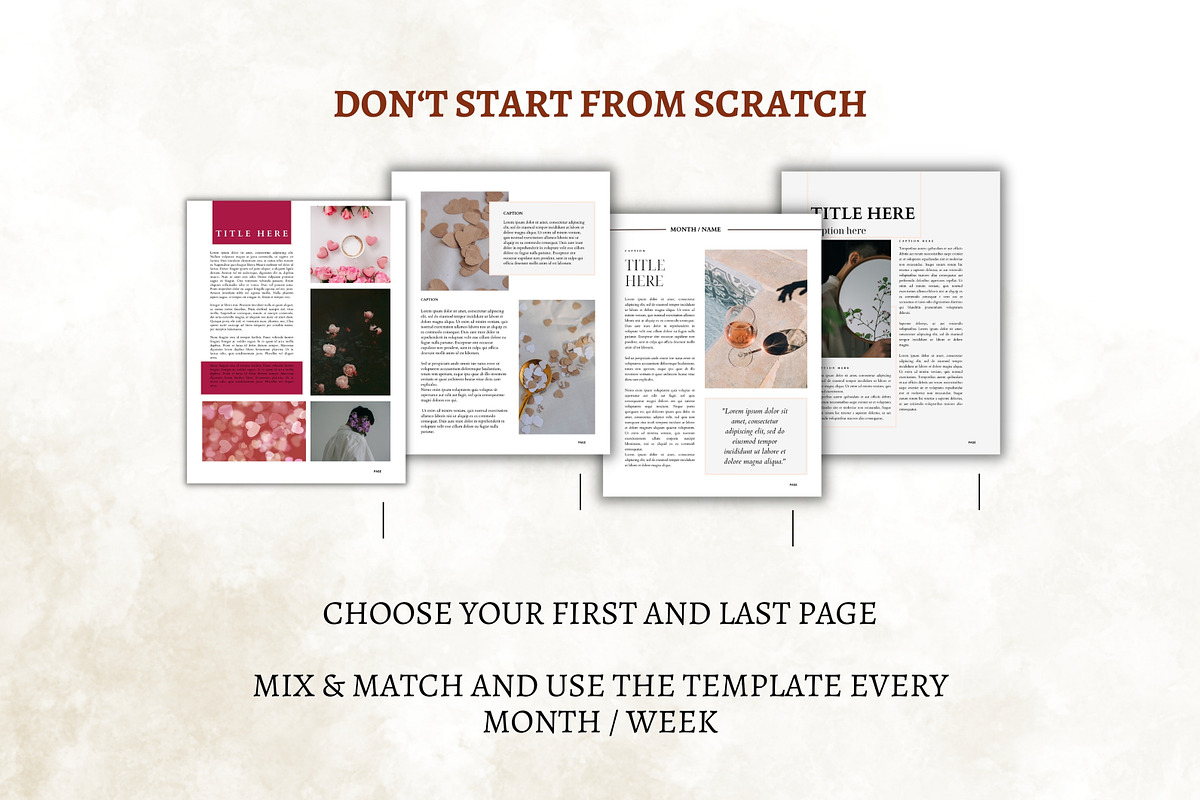 Minimalistic Newsletter Template, a Design Template by Digital By Nikoleta (Photo 10 of 22)