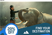 Travelize - Travel Related Banner/Ad, a Templates & Theme by Saif71 - Shop (Thumbnail 3 of 4)