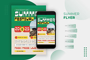Summer Festival - Flyer Template, a Print Template by VUNIRA (Thumbnail 1 of 2)