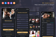 Barber & Salon UI Kit, an App Template by UX Design Master (Thumbnail 9 of 13)