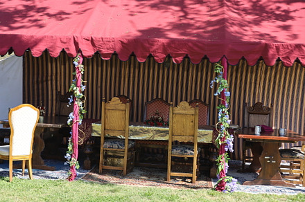 People in period costumes at a Renaissance Faire, a Holiday Photo by uncreative