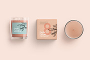 Candle glass and box packaging, a Household Mockup by GraphicWave (Thumbnail 3 of 7)