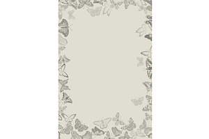 Background Frame With Vintage Beige