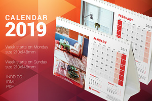 Desk Calendar 2019