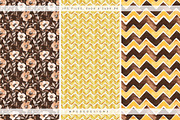 Golden Houf Of Fall Patterns, a Pattern Graphic by PeDe Designs (Thumbnail 4 of 10)