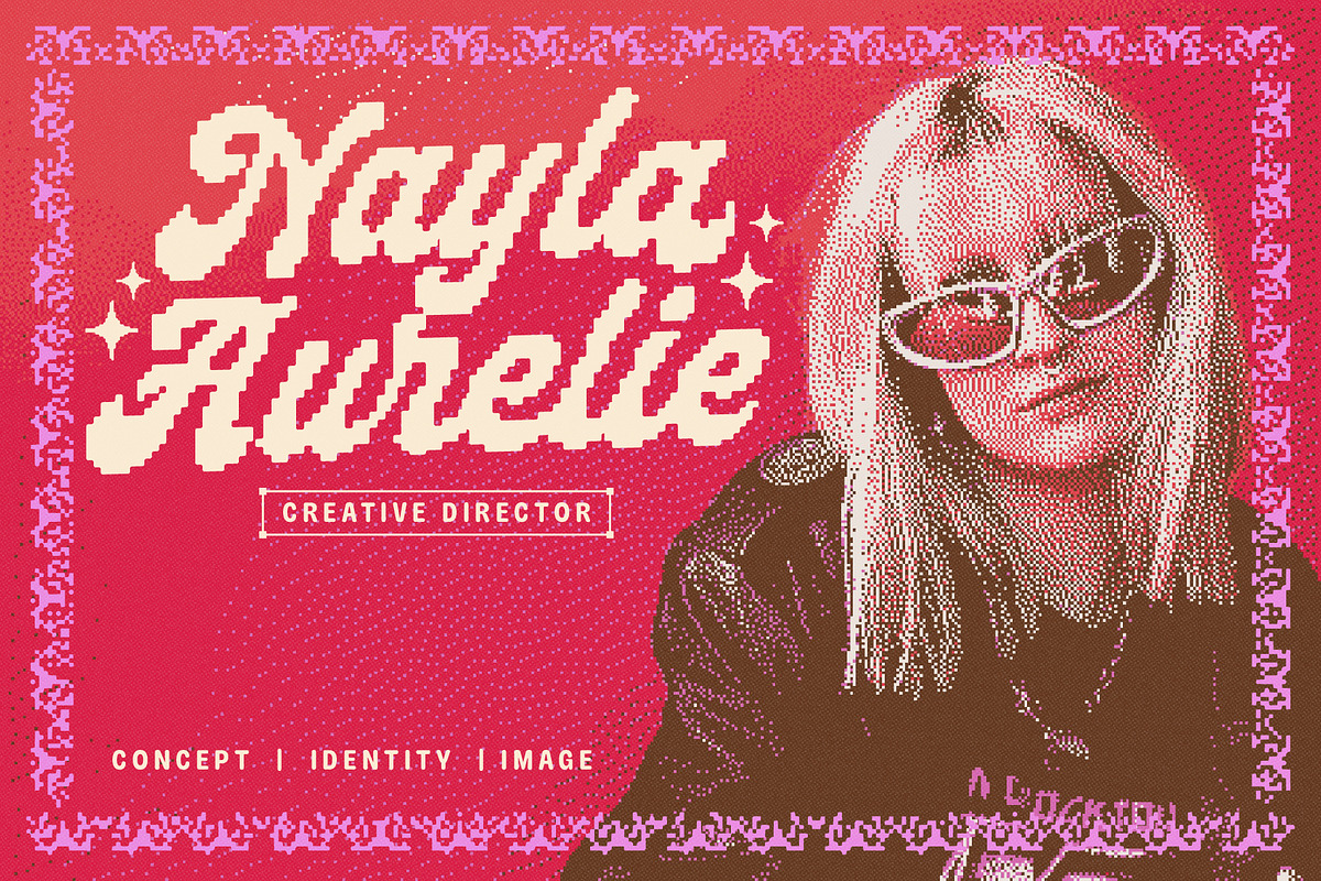 Pasta Monday Pixel Script, a Script Font by The Native Saint Club (Photo 5 of 15)
