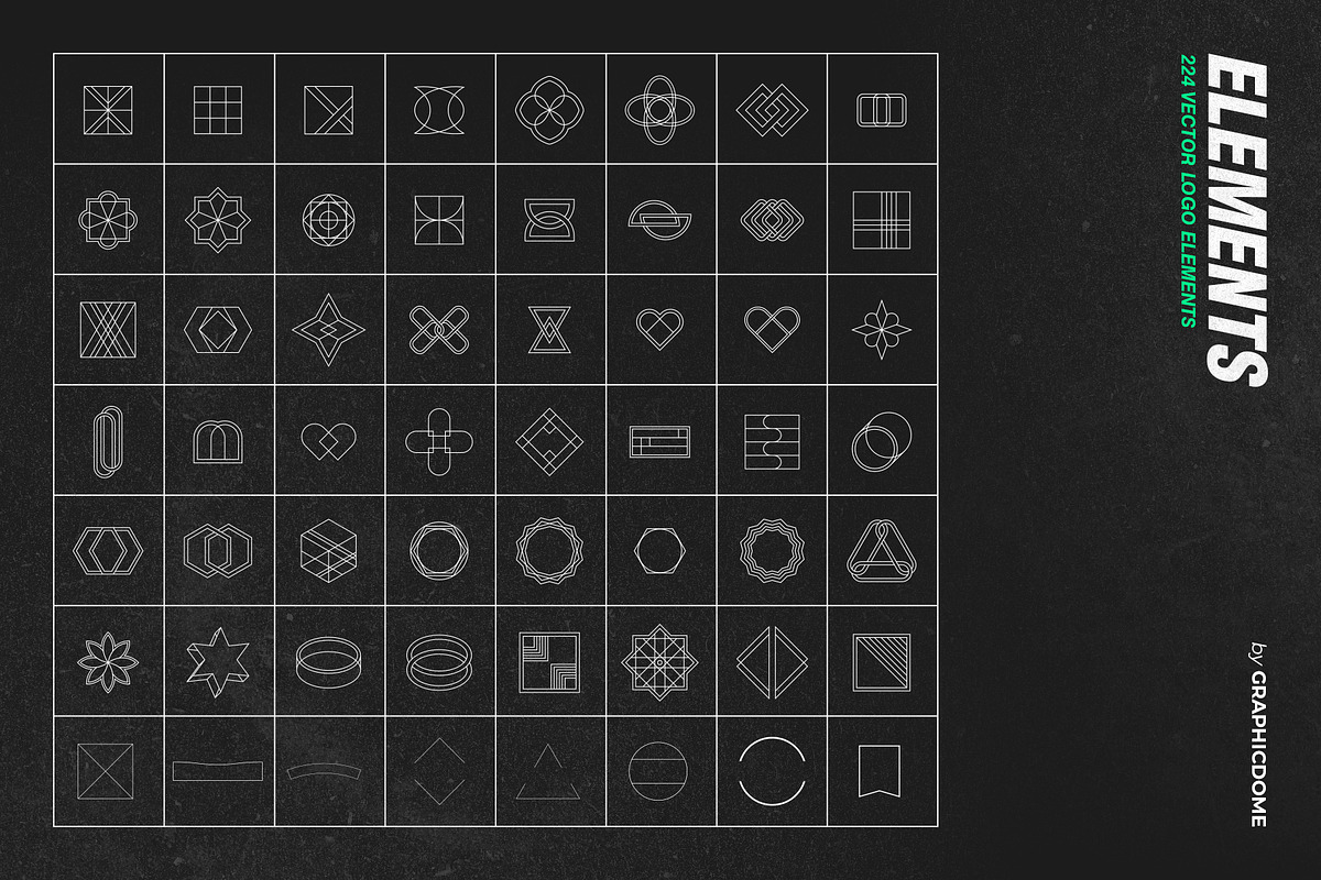 224 Vector Logo Elements - AI & SVG, a Graphic by Graphicdome (Photo 5 of 7)