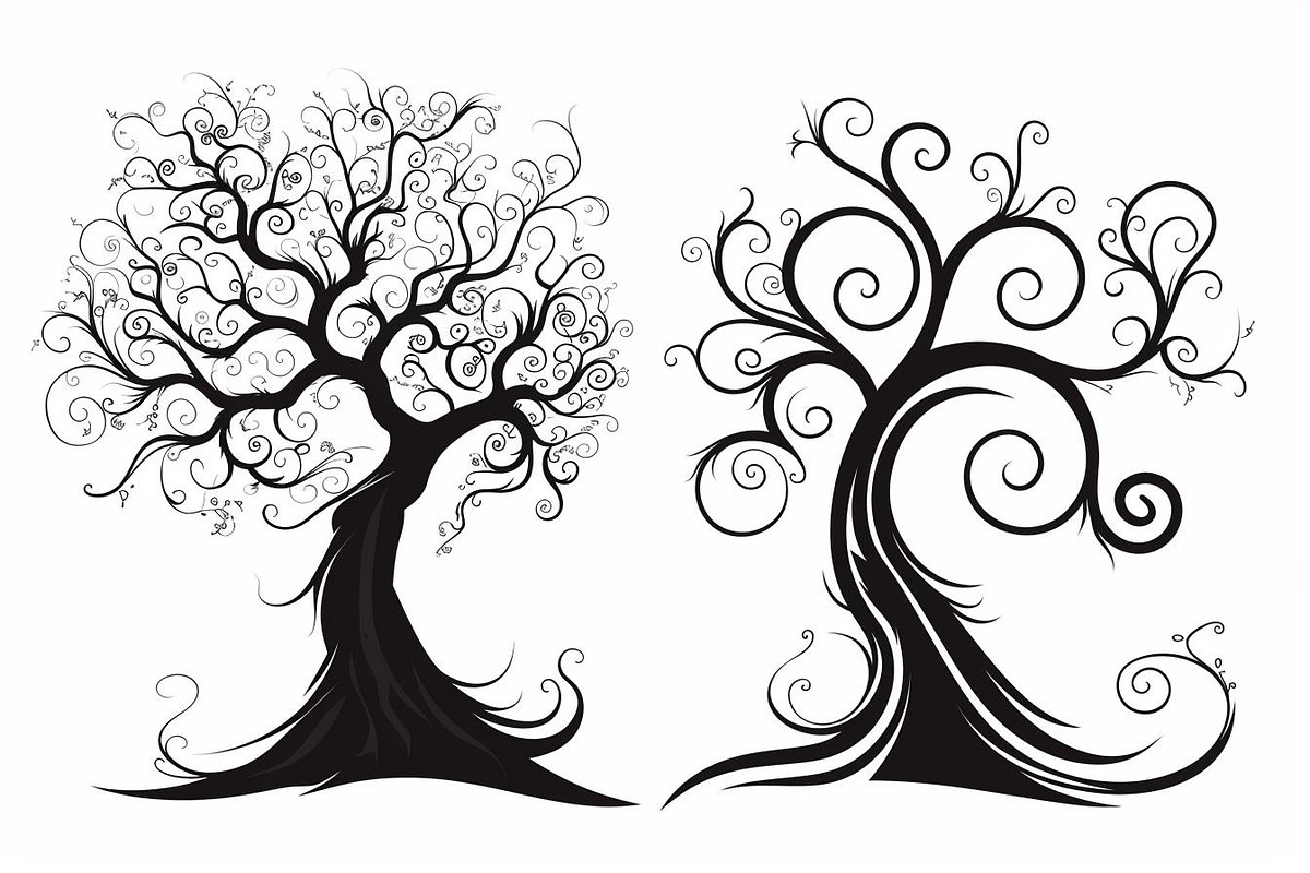 Tree Laser Cut Bundle | Decorative, a Graphic by Designs_River (Photo 7 of 12)