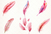 Feathers of Style, Flamingo Feathers, an Illustration by Pixels.Craft (Thumbnail 3 of 7)