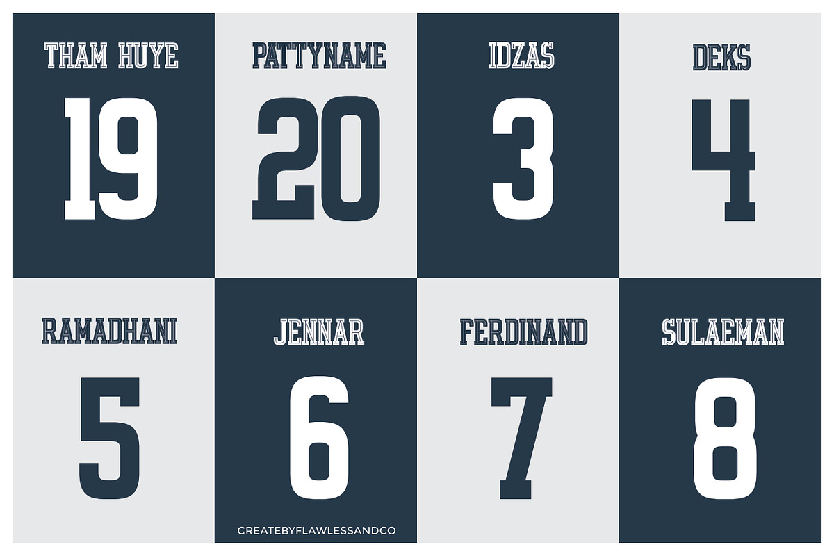 Home Runs - Sport Display, a Serif Font by Flawless And Co (Photo 2 of 10)