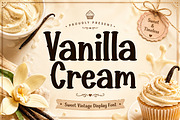 Vanilla Cream, a Serif Font by Wow Magic (Thumbnail 1 of 5)