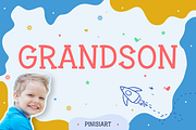 Grandson, a Serif Font by Pinisi ART (Thumbnail 1 of 10)