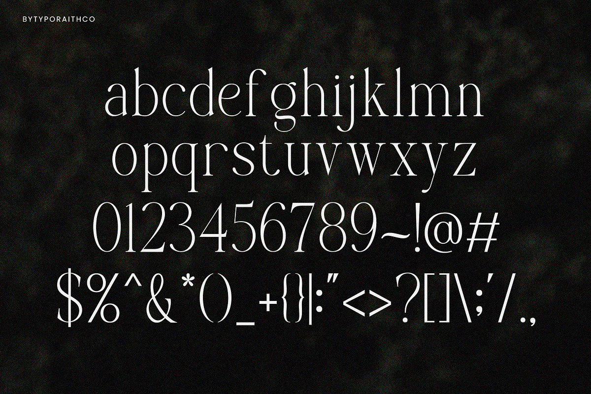 Bevaloire | A Modern Display Serif, a Serif Font by Typoraith Co (Photo 6 of 7)