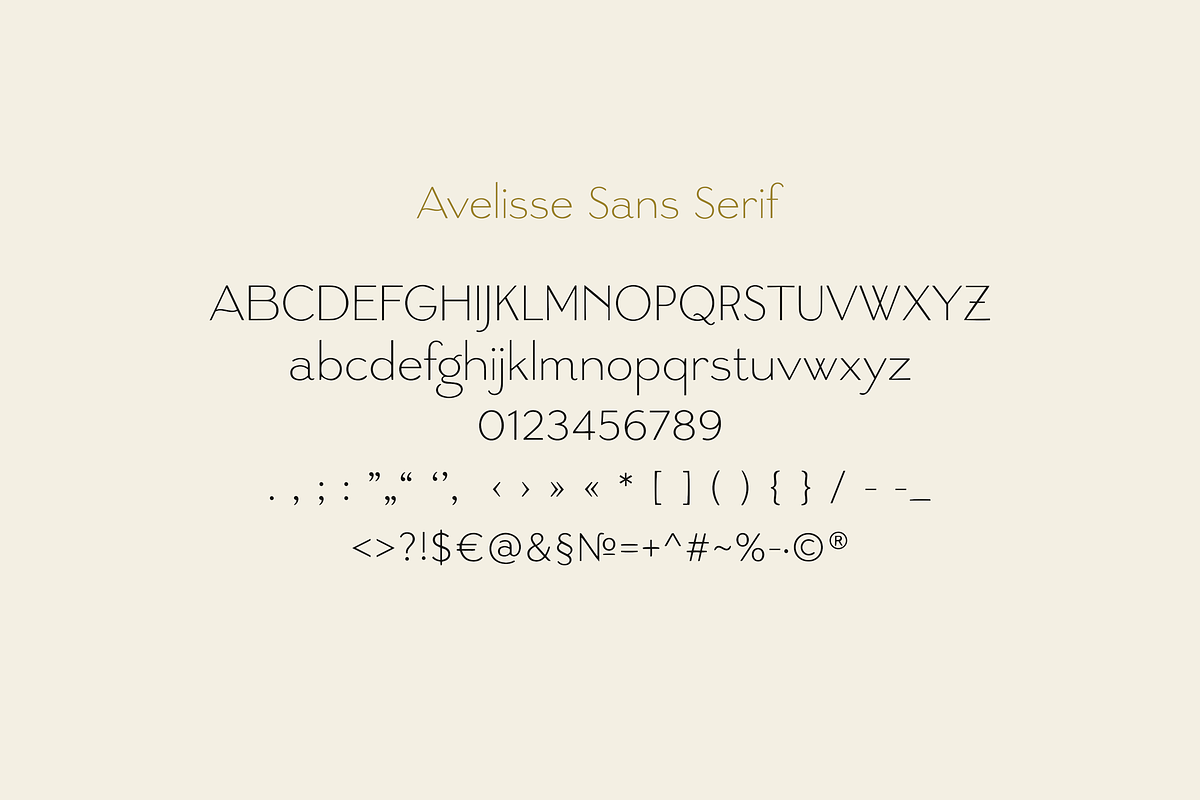 Avelisse Elegant Boutique Sans, a Sans Serif Font by gafaroff studio (Photo 5 of 5)